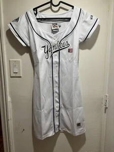 NWOT MLB New York Yankees Cooperstown Jersey Dress Puerto Rico Women's sz Small - Picture 1 of 11