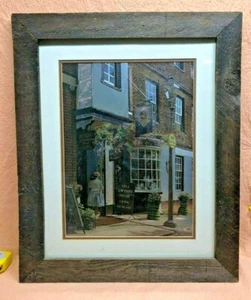 Foil Art Print Picture Nell Gwynn's House Dufex Village England Wood Glas Frame  - Picture 1 of 12