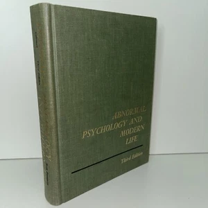 ABNORMAL PSYCHOLOGY & MODERN LIFE JAMES C. COLEMAN 1964 Third Edition Mental - Picture 1 of 11