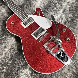 Gretsch G6129T Players Edition Jet FT Bigsby Red Sparkle - Picture 1 of 9