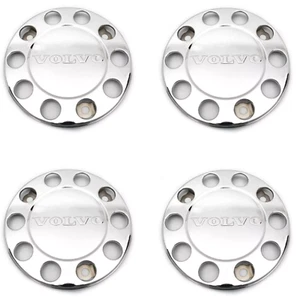 FÜR VOLVO LKW UND BUS EDELSTAHL 22,5 ZOLL RADKAPPEN. ( 4 Stück.) - Bild 1 von 3
