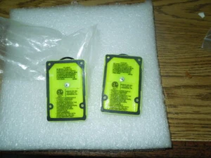 Packung mit (2) Grace Industries T Pass HPII Alarmeinheit Rückseitenabdeckungen. unbenutzt alt - Bild 1 von 2