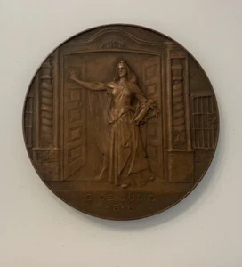 *Centennial INDEPENDENCE Argentina 1916 Art Nouveau medal by ROSSI - Picture 1 of 7