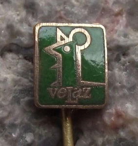 Niedliche weiße Haustier Haus Maus Nager stehend auf Hinterbeinen Werbung Pin Anstecker - Bild 1 von 1