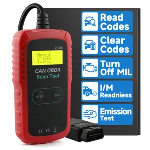 Automotive OBD2 Code Reader Check Engine Car Scanner OBDII EOBD Diagnostic Tool - Picture 1 of 14