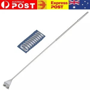 Stainless Steel Aquarium Glass Algae Scraper Blade Cleaner Razor Tool Kit - Picture 1 of 13