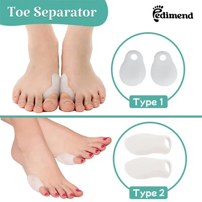 PEDIMEND™ Gel Silicone Bunion Toe Corrector Bunion PROTECTOR Small Toe Cushion