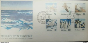 L) 1990 NEW ZEALAND, ANTARCTIC, BIRDS, PENGUIN, MULTIPLE STAMPS, ROSS DEPENDENCY - Picture 1 of 1
