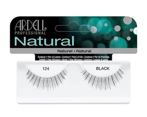12 Pairs Ardell Natural 124 Fashion Lash Fake Eyelashes Black - Picture 1 of 1