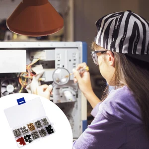  228 Pcs Schraubenset Abstandshalter Für Computerschrauben DIY Screw Kit - Afbeelding 1 van 12