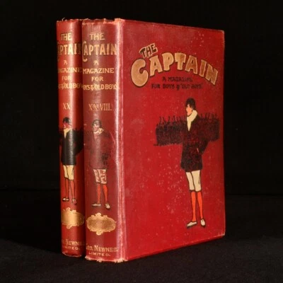 1908-13 2vol The Captain Vols XX & XXVIII Illustrated EJ Nankiveli Edward Ste... - Image 1 of 4