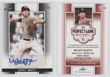 2019 Leaf Perfect Game National Showcase Black /50 Wyatt Scotti #BA-WS2 Auto