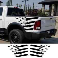 For Dodge RAM Pickup Rear Trunk Bed Side Sticker Truck American Flag Decor Cover