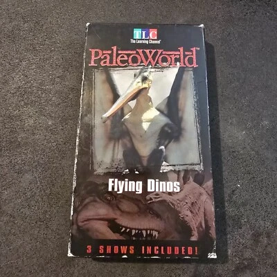 Paleoworld FLYING DINOS VHS Time Life Video TLC The Learning Channel Dinosaur - Image 1 of 4