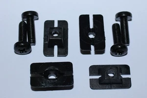 Mk1 & Mk2 Ford Fiesta Kühlergrill Clips & Edelstahlschrauben Marke Spanking Neu - Bild 1 von 1