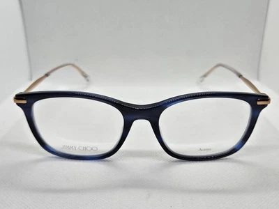 Monturas de gafas Jimmy Choo JC298 298 JBW azul 52-18-145 hechas en Italia  Foto 1 de 4