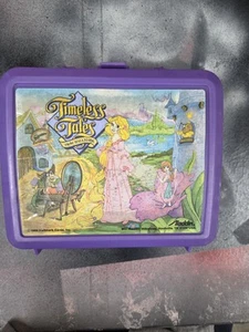 Vintage 1989 HALLMARK: TIMELESS TALES Kids Lunch Box No Thermos ALADDIN - Picture 1 of 5