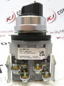 Allen-Bradley 800T-H2A 30.5mm Maintained 2-Position Selector Switch White - Picture 1 of 4