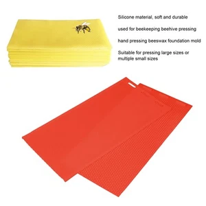 A (44x28cm Rot)2Pcs 5.4mm Silikon Bienenwachs Form Bienenwachs Stiftung Presse - Bild 1 von 24