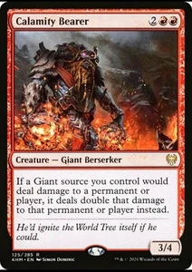 X 1 Portatore di Calamità quasi nuovo Kaldheim 125 MTG Magic The Gathering - Foto 1 di 1