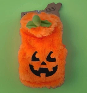 Neu mit Etikett Pup Crew Halloween Welpen-/Hundkostüm Kapuze flauschig orange Kürbis Größe XS - Bild 1 von 8