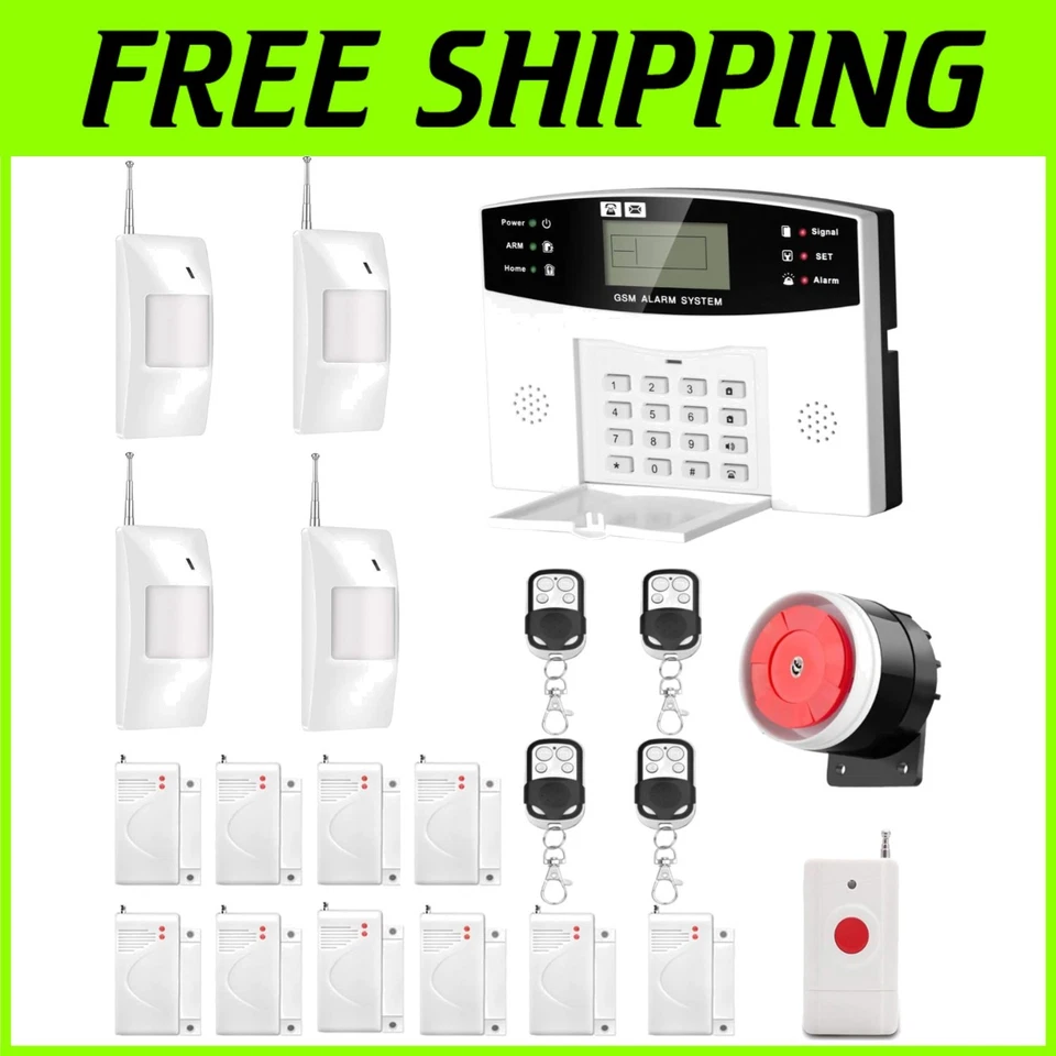 Comprehensive 4G GSM Motion Detector Alarm System - Real-Time Alerts Included - Image 1 of 4