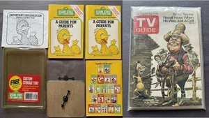 TV Guide August 1971 BNZ Dan Blocker San Diego.+ SESAME STREET BY DAN ELLIOT T - Picture 1 of 10