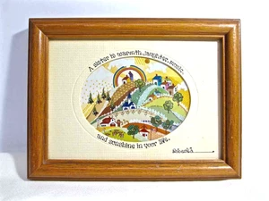 Roberta McDowell Art Print A Sister is warmth... 8in x 6in  Wood Frame Mat Glass - Picture 1 of 4
