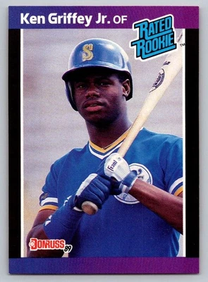 Donruss Ken Griffey Jr #33 1989 Seattle Mariners Foto 1 de 2