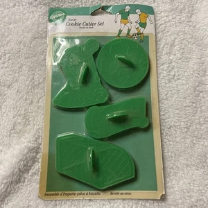 Wilton Soccer Cookie Cutter Set Sealed NIP NOS 1996 Vintage Sports Goal Ball - Picture 1 of 11