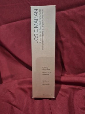 全新 Josie Maran 摩洛哥坚果液体黄金 自鞣油 8.6 液量盎司 香草梨手套 — 第 1/4 张图片