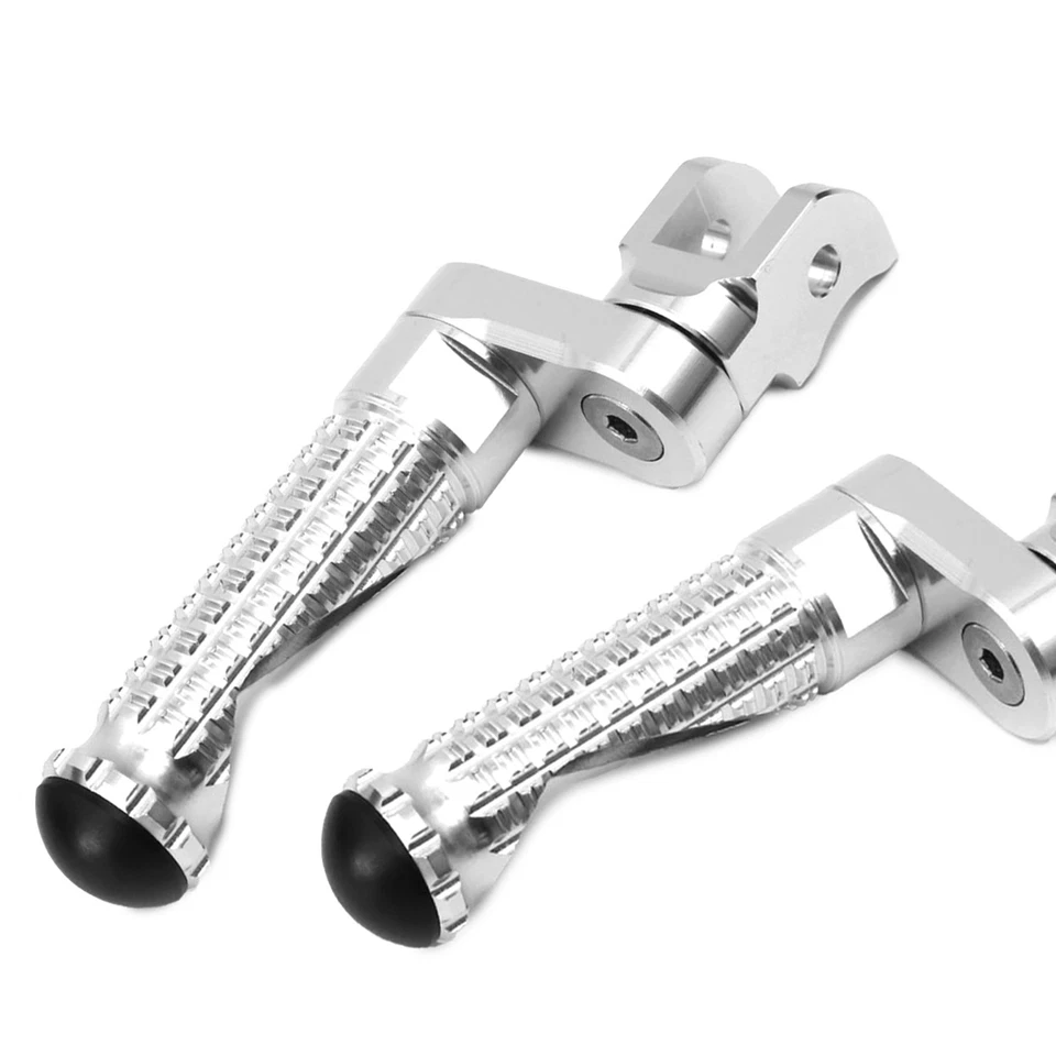 Clavijas delanteras elevadas plateadas MPRO 1 pulgada para Ducati 998/S/R todo el año Foto 1 de 4