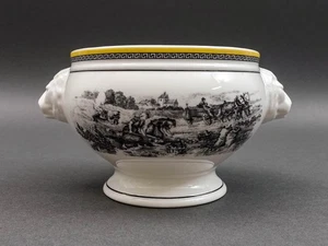 Cuenco de sopa de porcelana con mango con cabeza de león Audun Ferme Alemania Villeroy & Boch - Imagen 1 de 8