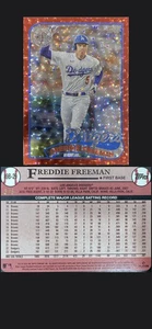 2024 Topps '89 Topps Red Foil 35th Anniversary #89B-29 Freddie Freeman /5 SSP - Bild 1 von 2