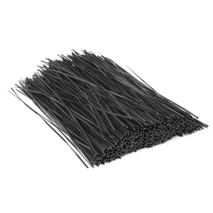 1000 Pack 10-Inch Black Cable Twist Ties - Reusable Fasteners for Cords - Picture 1 of 6