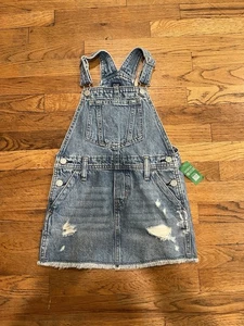 Gap Blue Overalls Denim Skirt Size Youth Extra Small - Picture 1 of 7