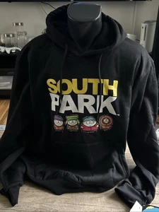 South Park Members Only doppelseitige Grafik Hoodie Sweatshirt Herren Gr. L Neu mit Etikett - Bild 1 von 4