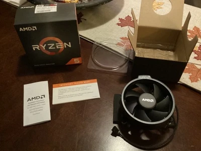FAN ONLY!!!! Heatsink & Fan ONLY FOR AMD Ryzen 5 5600X 6-Core 12-Thread FAN ONLY - Image 1 of 4