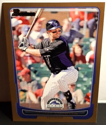 2012 Michael Cuddyer Bowman Gold #109 - Rockies - Image 1 of 3