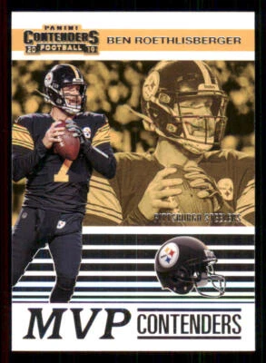 2019 Panini Contenders MVP Contenders #9 Ben Roethlisberger - Image 1 of 2