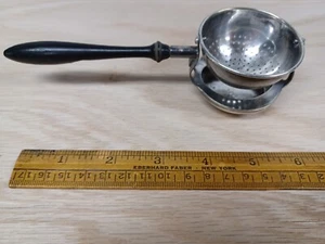 Vintage Silver Kitchen Sifter Old Antique Sterling Silver Utensil Handheld... - Picture 1 of 12