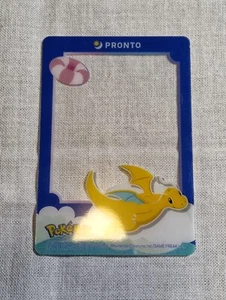 Dragonite Pokemon Pronto Promo Clear Plastic Thank You Card B3541 - Picture 1 of 10