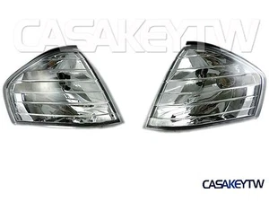 CLEAR Corner Lights For 89~02 Mercedes BENZ 129 R129 SL320 SL500 Corner Lamp - Picture 1 of 8