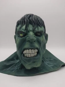 Incredible Hulk RUBBER Mask Halloween Cosplay 2008 Disguise Inc Marvel - Picture 1 of 8