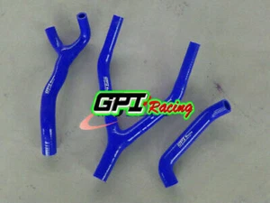 Silicone Radiator Hose Yamaha YZ125 YZ 125 1984 1985 84 85 2-STROKE blue - Picture 1 of 7