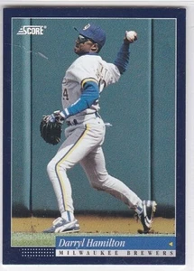 M) 1994 Score Baseball Trading Card - Darryl Hamilton #395 - Bild 1 von 2