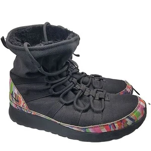 Nike Roshe One High Print GS Mujer 8.5 - Niños 7Y Negro Forrado Zapatos 807744-002 - Imagen 1 de 12