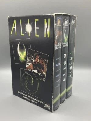 Alien Saga Teil 1-3 Trilogy auf VHS - Bild 1 von 3