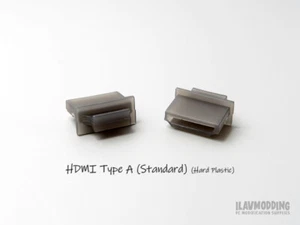 HDMI Type A (Standard) Female - Anti Dust Cover Plug Cap (B) [100pcs] - Picture 1 of 13