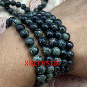 5pcs Wholesale Natural Nebula stone quartz Crystal Healing Stretch Bracelet 8mm - Picture 1 of 8